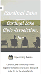Mobile Screenshot of cardinallake.com